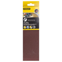 Stanley Nastri abrasivi 75x457 mm. grana 100 , 3 pezzi 