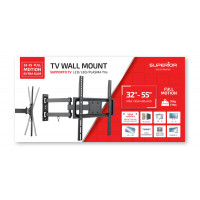 Supporto Tv Super 32-55 Full Motion Slim