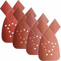 Fogli abrasivi, per mouse, con velcro, grana 60, 5 pezzi