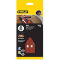 Stanley 5 fogli multilevigatrice velcro a punta grana 80