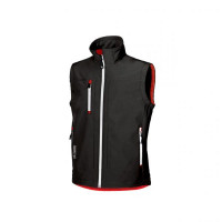 U-POWER Softshell Gilet da lavoro Climb Black CarbonTaglia S