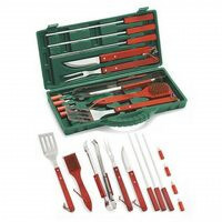 Set valigetta utensili barbecue 12 pezzi Ompagrill
