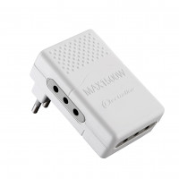 Adattatore triplo piatto 10a bianco electraline 