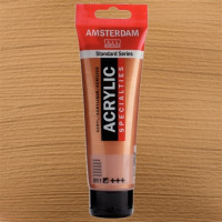 AMSTERDAM ACRYLIC FLACONE DA  120ML BRONZO