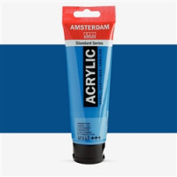 Amsterdam Acrylic 120 ml - Blu Primario Cyan