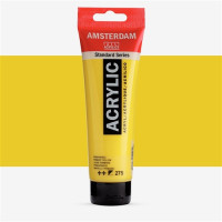 Amsterdam Acrylic 120 ml - Giallo Primario - Colore Vibrante e Versatile per i Tuoi Progetti Artistici!