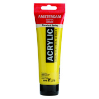Amsterdam Acrylic 120 ml - Giallo Primario - Colore Vibrante e Versatile per i Tuoi Progetti Artistici!