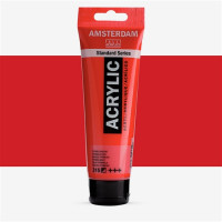 Amsterdam Acrylic 120 ml - Rosso Pyrrole - Colore Intenso e Versatile per i Tuoi Progetti Artistici!