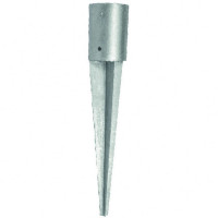PICCHETTO STAFFA SUPPORTO FISSAGGIO A PUNTA PORTAPALO  Ø 81X600 MM 
