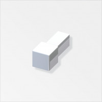 Alfer Angolo interno e esterno quadrato  Alluminio anodizzato cromato  10/11.5mm 