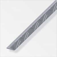 ANGOLARE LAMIERA STRIATA 23,5X1 ALLUMINIO 1 MT