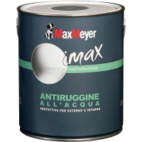 MaxMeyer fondo antiruggine allacqua grigio flacone da  2,5 l