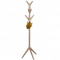 Appendiabiti Abby in legno naturale 3,5x3,5x167,5 Dimo