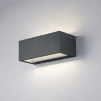 Applique Led Twin antracite 20W Fan Europe