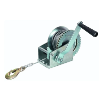 Argano paranco manuale portata 540kg cavo acciaio 10mt 