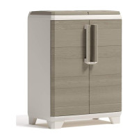 Armadio split premium wood 68X39X92H tortora/beige