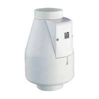 Aspiratore Serie k Vortice Ø 100 mm, portata aria 86 m³/h