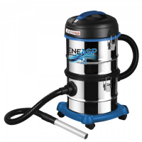 Ribimex Bidone Aspirapolvere 4 in 1 aspiracenere  1200W con capacità 30L