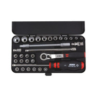 Chiavi a Bussola 1/4" Torx Professionali a Cricchetto Set 20pz