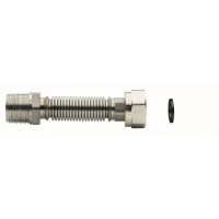 Attacchino inox per gas 3/4" mf estensibile 110/210 