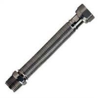 ATTACCHINO INOX ESTENSIBILE DA  20/41 CM   1/2" MF 