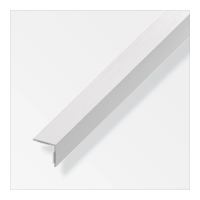 ALFER ANGOLARE LATI UGUALI ADESIVO PVC INOX 20x20 mm 2.5 mt 