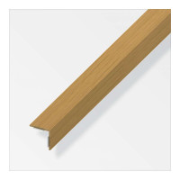  Alfer Angolare lati uguali autoadesivo  PVC rovere chiaro 2.5mt 20x20 mm   