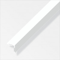 Alfer Angolare, lati uguali, autoadesivo 30x30 pvc bianco 2.5 mt 