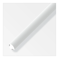 Alfer Profilo chiusura autoadesivo 14mm pvc bianco 1 metro
