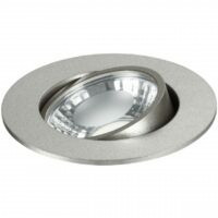 Faretto da incasso Orione silver 7W Fan Europe
