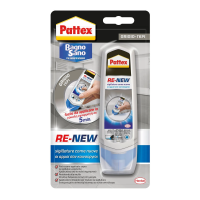 BAGNO SANO SILICONE PATTEX RE-NEW  GRIGIO FLACONE DA ML100 