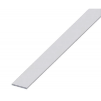  ALFER BARRA PIATTA  35,5 MM ALLUMINIO  BIANCO 1MT