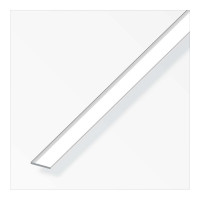 Barra Piatta Alluminio Argentato 15x2mm - 100cm