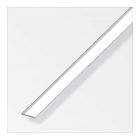 Profili Alluminio Anodizzato Cromato Barra Piatta 1 Metro 30x2mm