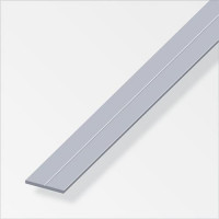 Barra piatta alfer aluminium 7.5x1.5mm lunghezza 1m naturale 