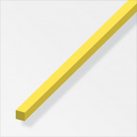  Alfer Barra quadrata 7X7  mm Ottone massiccio 1 mt 