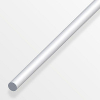 ALFER BARRA TONDA D.10 ALLUMINIO ARGENTO 1 METRO