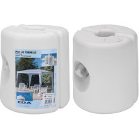 BASE GAZEBO BIANCO 24X25CM 10 LT 