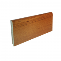 Battiscopa impiallacciato essenza teak 80x13x2400 mm 
