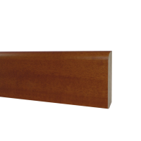 Battiscopa scarpetta impiallacciato tanganica 70x14x2400 mm noce 