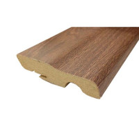 Battiscopa in mdf rovere scuro 2400 x 70 x 18 mm 