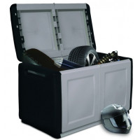 Baule Multiuso Grigio Scuro e Nero - 960x530x570 mm, 230 Litri