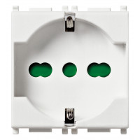 BIPRESA 2P+T 16A PLANA VIMAR