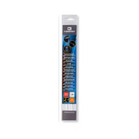 Kemper 8 barrette diam 1.5mm argento rivestito per saldature di leghe ferrose e non ferrose 
