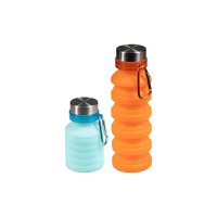 Borraccia in Silicone Molly Pieghevole Blu ml470 