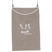 Borsa Portabiancheria Da Appendere Ercole Taupe 51x76 cm 