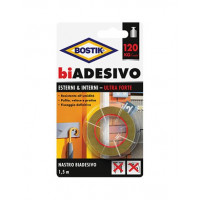 Bostik Bi-Adesivo interni & esterni 19mmx1.5mt