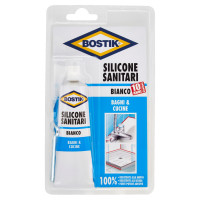 Bostik Sanitari Silicone Bianco 60ml - Sigillante per Ambienti Umidi