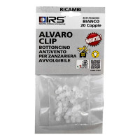 Bottoni antivento zanzariera Alvaro Clip 20 pz 