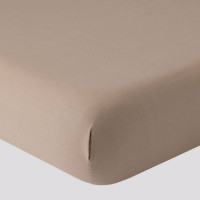 Paint Lenzuola Sotto con Angoli 2 piazze Marron Glacè